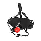 Kinky Adjustable Harness With Blindfold & Ball Gag