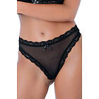 Mesh Thong With Ruched-Back XL/XXL