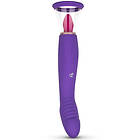 Pleasure Pump With G-Spot Vibrator Purple