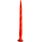 Stretch Worm Long Dildo Red 50cm