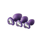 Flirts Anal Training Kit Gem Stone Purple