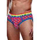 Rainbow Hearts Bubble Butt Jock M/L