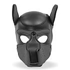 Dog Hood With Removable Muzzle Black M