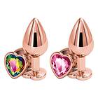 Rose Gold Pink Heart Medium