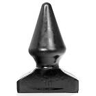 All Black Vinyl Anal Plug 20,5 cm