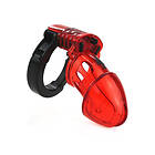 Adjustable Cock Cuff Chastity Device Red