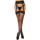 Fishnet Garterbelt Stockings O/S