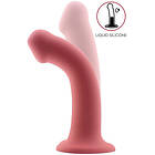Action Dildos Bouncy Liquid Silicone Flexible Dildo 18cm