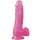 Jelly Studs Crystal Dildo Pink 17,5cm