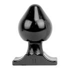 All Black Vinyl Anal Plug 19 cm