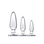 NS Novelties Jelly Rancher Butt Plug Trainer Kit Clear