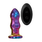 Glamour Glass Remote Vibe Curved Plug