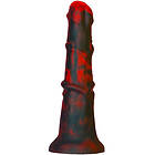 Zirg Dragon Dildo Black-Red 25 cm