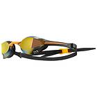 TYR Tracer X Elite Race Mirror Swimming Goggles Svart,Guld