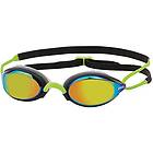 Zoggs Fusion Air Titanium Adult Goggles Grönt