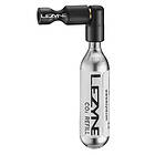 Lezyne Trigger Drive Co2 For Shrader/presta With Neoprene Sleeve Co2 Cartridge Silver
