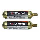 Zefal 25g Co2 Cartridges 2 Units Guld 25g