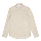 Calvin Klein Cotton Linen Chest Poet Shirt