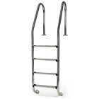 Gre Standard Inground Pool Ladder 4 Steps Silver