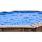 Gre Oval Pool Isothermal Cover Canelle Blå 498 x 298 cm