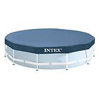 Intex Round Pool Cover Blå 366 cm