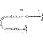 Bosch Vajer, parkeringsbroms 1 987 477 586