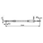 Bosch Vajer, parkeringsbroms 1 987 477 812
