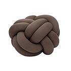 Design House Stockholm Knot Sittpuff XL 60x50 cm Ull Brun