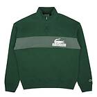 Lacoste Loose Fit Net Print Sweatshirt Green