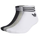 Adidas Trefoil Ankle Socks 3 Pairs Vit adult HC9550