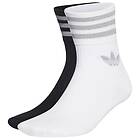 Adidas Crew Socks 2 Pairs Svart adult HC9543