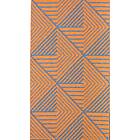 Varg Designkollektiv Stubbe Matta 70X250 cm, Orange/Denim Orange Plast