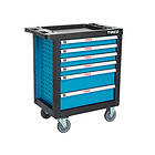 Timco 6 drawers 220-delad Tool Trolley with verktyg, Blå