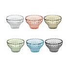 Guzzini Tiffany Bowl 6-pack Flerfärgade 30cl