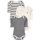 Petit Bateau 3-Pack Stripe Baby Bodys