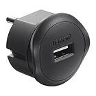 Legrand USB-adapter för jordat uttag 5V 1,5A svart