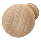 Knopp 30Mm Bok Lackerad