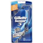 Gillette Sensor3 Disposable Pack de 8