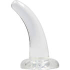 RealRock Crystal Clear Non Realistic Dildo 12cm