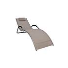 Deckchair Brigo 177x65x73 cm Säte: Textilin 10028