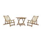 Balkongset vit/beige ATRANI/SPELLO Beige