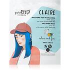 puroBIO Cosmetics Claire Relax And Fun Fuktgivande Och Lugnande Arkmask Med Aloe Vera 15ml