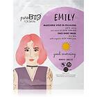 puroBIO Cosmetics Emily Good Morning Fuktgivande Och Lugnande Arkmask Med Aloe V