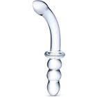 Gläs Ribbed G-Spot Glass Dildo