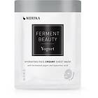 KORIKA FermentBeauty Hydrating Face Sheet Mask with Fermented Yogurt and Hyaluronic Acid Creamy Hy 20g female