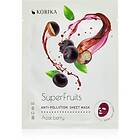 KORIKA SuperFruits Acai Berry Anti-pollution Sheet Mask Arkmask med detoxifierande verkan berry 25g female