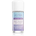 Astra Make-up S.O.S Nail Care Fast Gloss Top Coat Skyddande topplackering med högt sken 12ml female