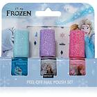 Disney Frozen Peel-off Nail Polish Set kit med nagellack för barn Blue, White, Pink 3x5ml unisex