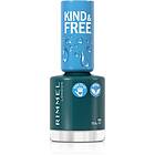 Rimmel Kind & Free Nagellack Skugga 168 Teal Ivy 8ml female