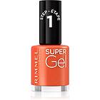 Rimmel Super Gel Nagellacksgel utan UV / LED tätning Skugga 096 Heatwave Away 12ml female